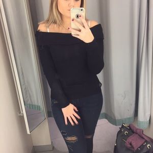 Off the shoulder shirt